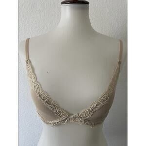 Natori Bra Feathers Contour Plunge Lingerie Intimates